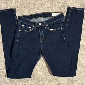 rag & bone High-Rise Skinny Dark Denim Heritage Wash
Size 28